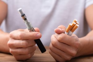 vaping use compared to cigarette use
